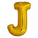 Bogstavballon Guld Metallic