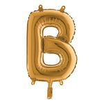 Bogstavsballon Mini Guld