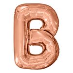 Bogstavballon Roséguld Metallic