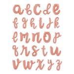 Bogstavballon Script Roséguld