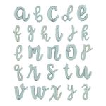 Bogstavballon Script Sølv