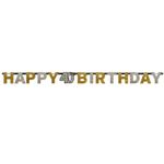 Bogstavguirlande Happy Birthday 40 år
