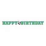 Bogstavguirlande Happy Birthday Fodbold