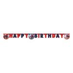 Kirjainviirinauha Happy Birthday Spider-Man