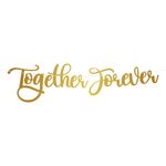 Bokstavsgirlang Together Forever