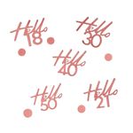 Borddekoration Tal Hello
