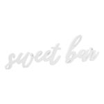 Borddekoration Sweet Bar Hvid