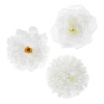 Borddekoration Hvide Blomster