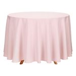 Borddug i Stof Rund Dusty Pink
