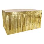 Bordskørt Metallic Guld