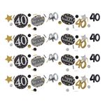 Bordkonfetti 40 Sølv/Guld Glitter