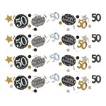 Pöytäkonfetti 50 Hopea/Kulta Kimalle