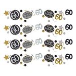 Bordkonfetti 60 Sølv/Guld Glitter