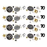 Bordkonfetti 70 Sølv/Guld Glitter