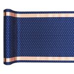 Bordløber Prikket Navy/Rosaguld