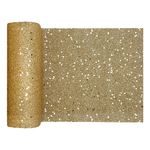 Bordløber Tyk Guld Glitter