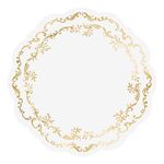 Bordskånere Ornament Guld/Hvid