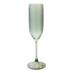 Champagneglas i Plast Grøn
