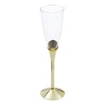 Champagneglas med Guldfod