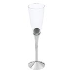 Champagneglas med Sølvfod
