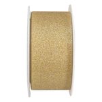 Dekorationsbånd Guld Glitter
