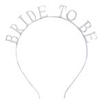 Hårbøjle Bride To Be Sølv