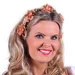 Dirndl-kukkahiuspanta