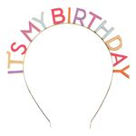 Hårbøjle It's My Birthday Flerfarvet