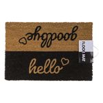 Dørmåtte Hello Goodbye