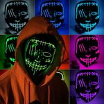 El Wire Purge 2 LED Maske