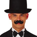 Engelsk Moustache Sort
