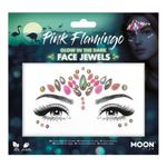 Moon Creations Face Jewels Selvlysende Pink Flamingo