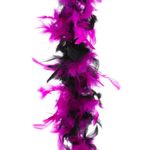 Fjerboa Pink/Sort