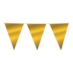 Vimpelguirlande Guld Metallic