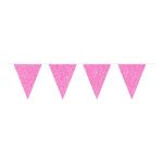 Vimpelguirlande Magenta Glitter