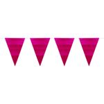 Vimpelguirlande Mat Magenta
