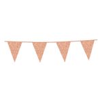 Vimpelguirlande Roséguld Glitter