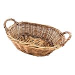 Flettet Kurv med Hanke Oval