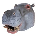 Flodhest latexmaske