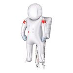 Folieballon Astronaut med Streamers