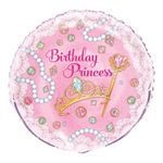 Folieballon Birthday Princess
