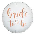 Folieballon Bride Rund Rosé