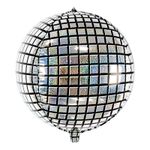 Folieballon Discokugle Sølv Holografisk