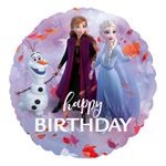 Folieballon Frost/Frozen 2 Happy Birthday