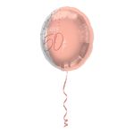Folieballon Happy 50th Lush Blush