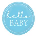 Folioilmapallo Hello Baby Sininen
