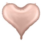 Folieballon Hjerte Roséguld