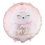 Folieballon Kat Happy Birthday