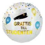 Folieballon Konfetti Student