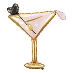 Folieballon Martini Glas